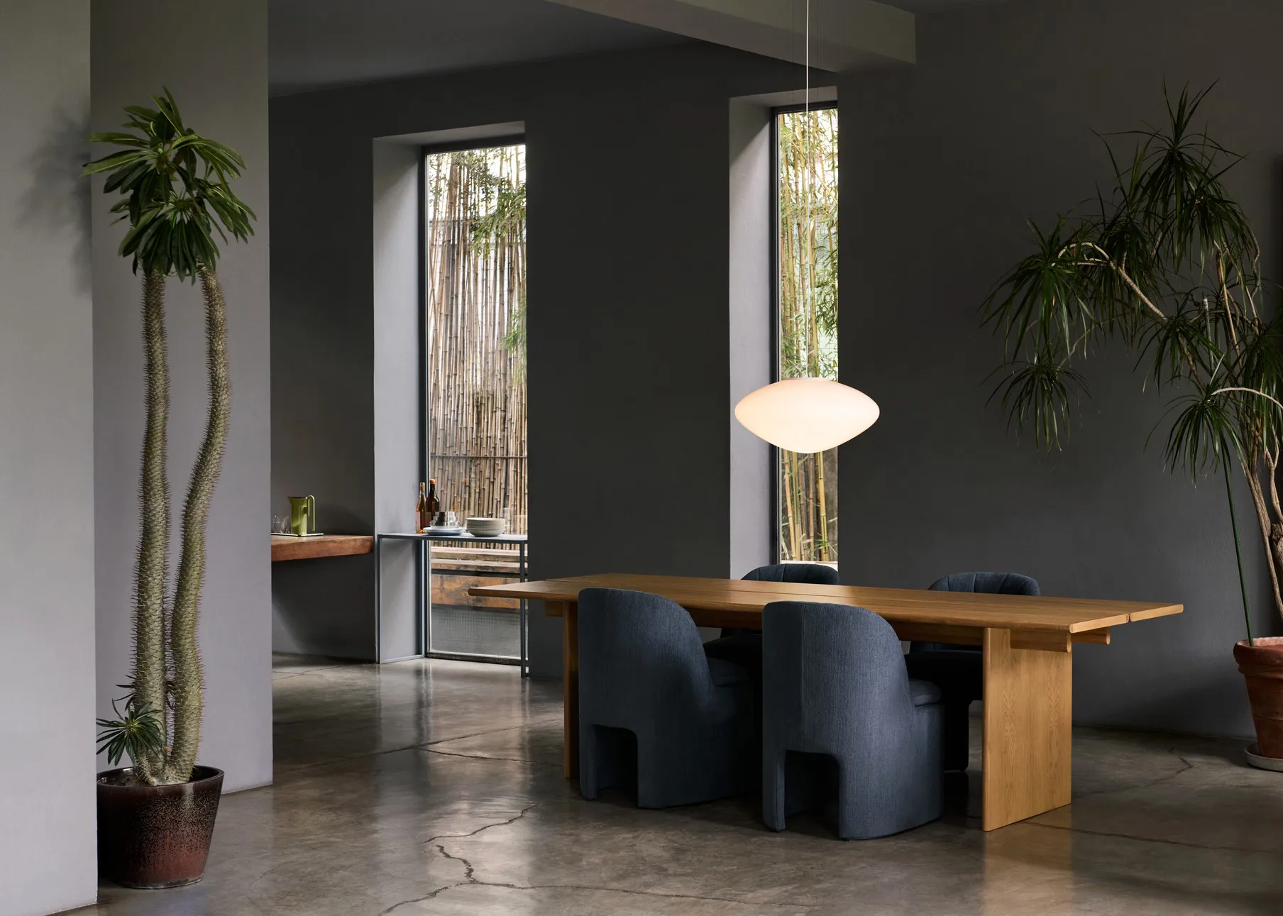 Mist AP20 pendel Ø56 cm, White-opal glass &Tradition