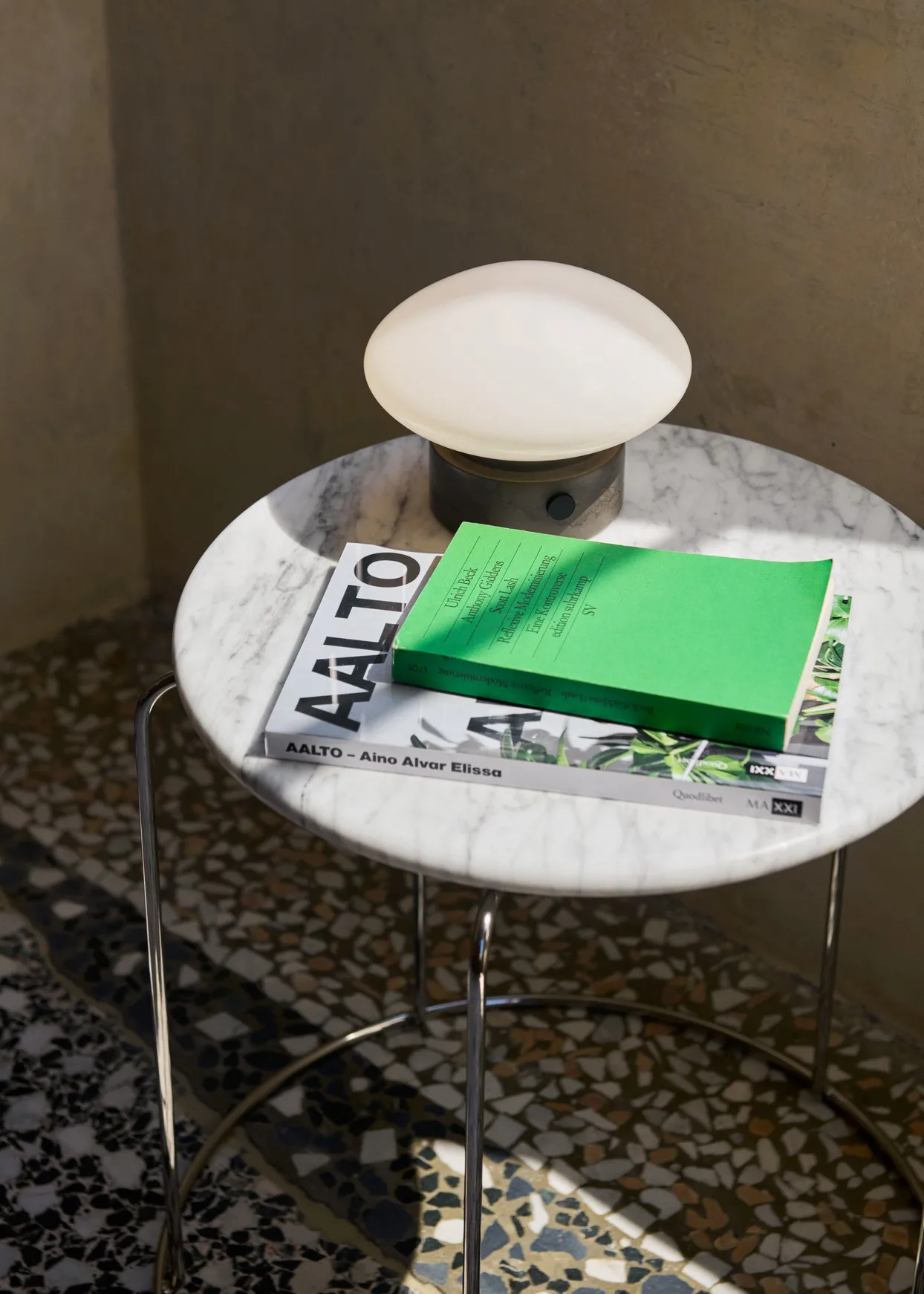 Mist AP21 portabel lampa 12 cm, Grigio Caldo-opal glass &Tradition