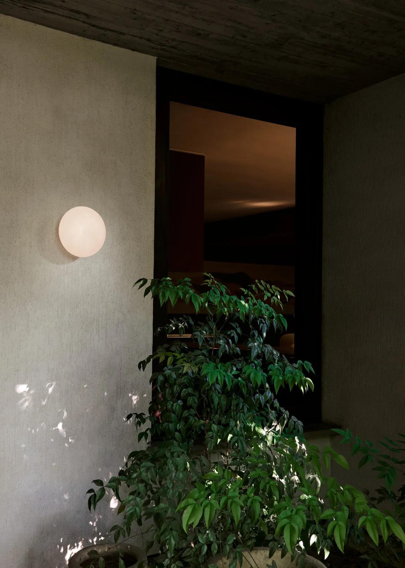 Mist AP22 taklampa/vägglampa Ø25 cm, White-opal glass &Tradition