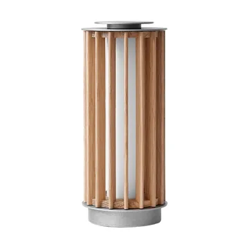 Numbra TY3 portabel bordslampa - Lackerad ek-trumlad aluminium - &Tradition