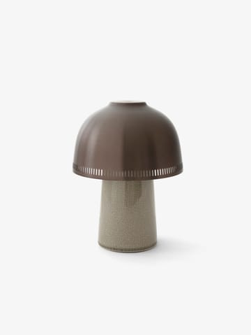 Raku SH8 bordslampa - Beige Grey & Bronze - &Tradition