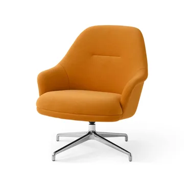 Rely HW139 lounge chair - Gentle 0433-aluminium - &Tradition