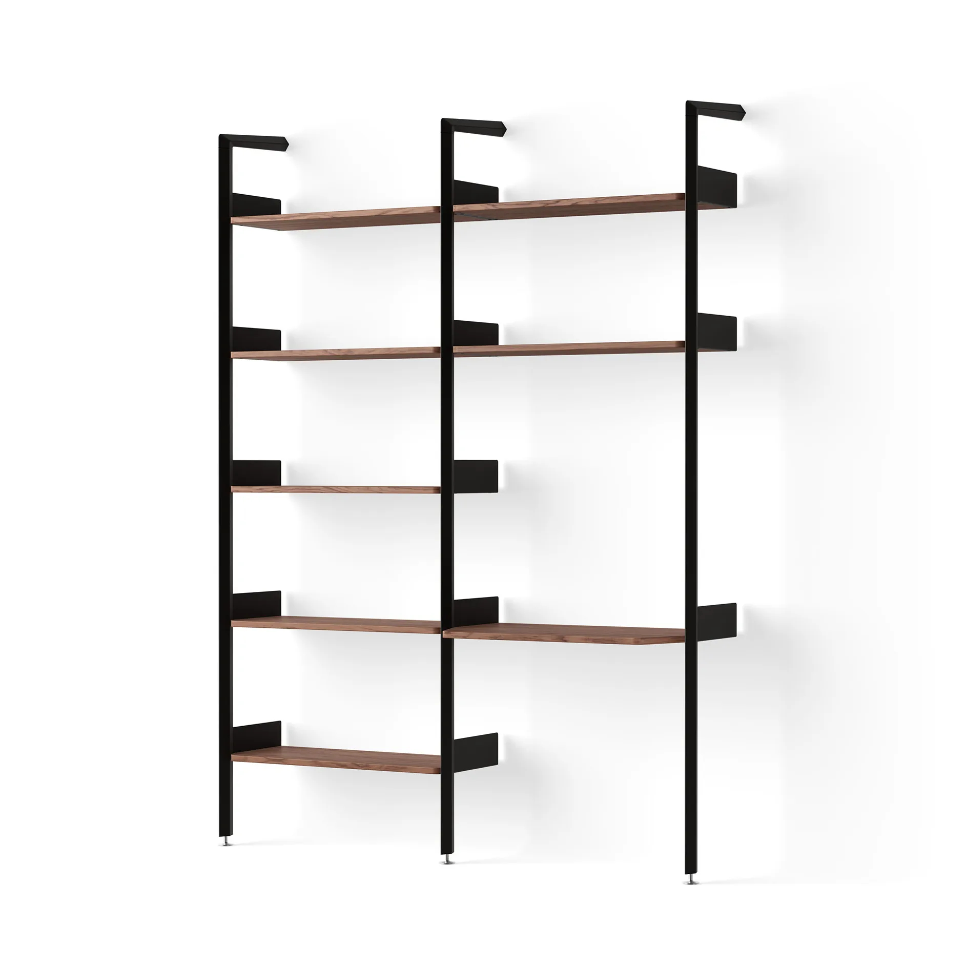 Rombe hylla konfiguration B antracit-lackad valnöt &Tradition