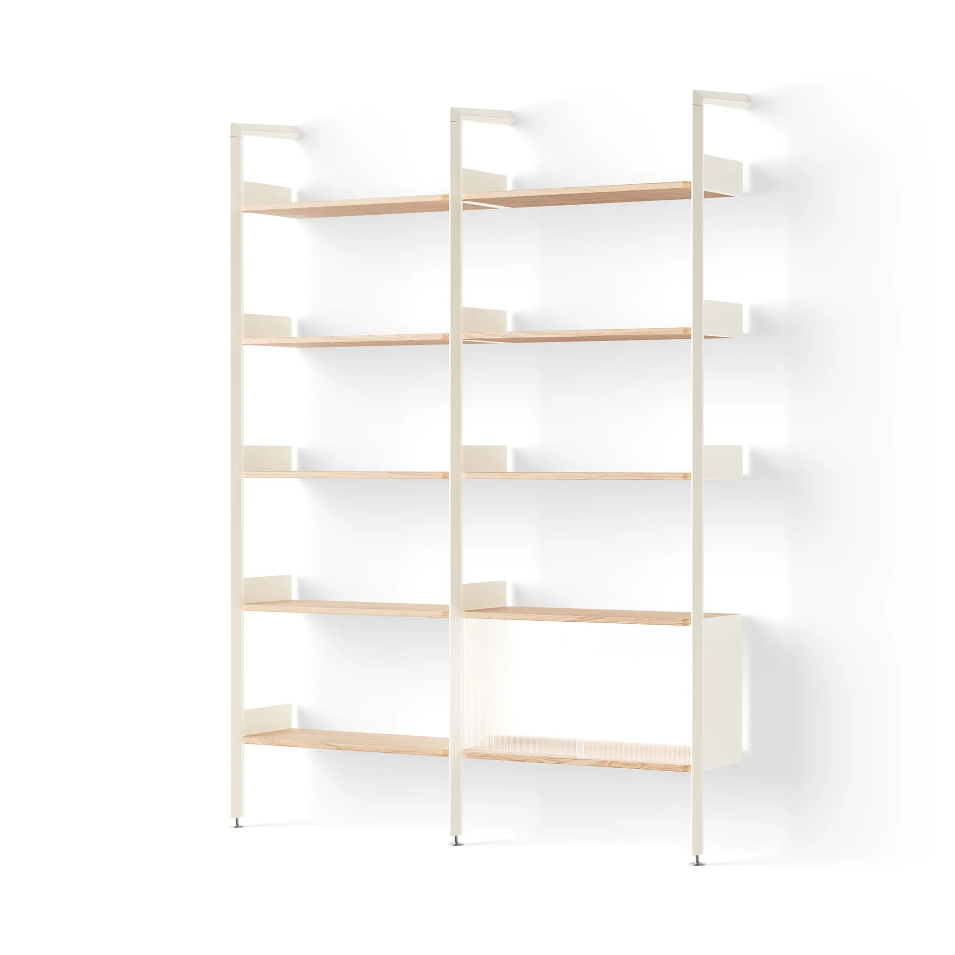 Rombe hylla konfiguration C alabaster-lackad ek,  &Tradition