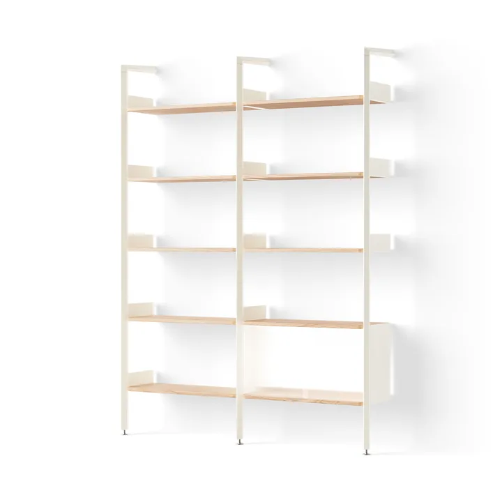 Rombe hylla konfiguration C alabaster-lackad ek - &Tradition