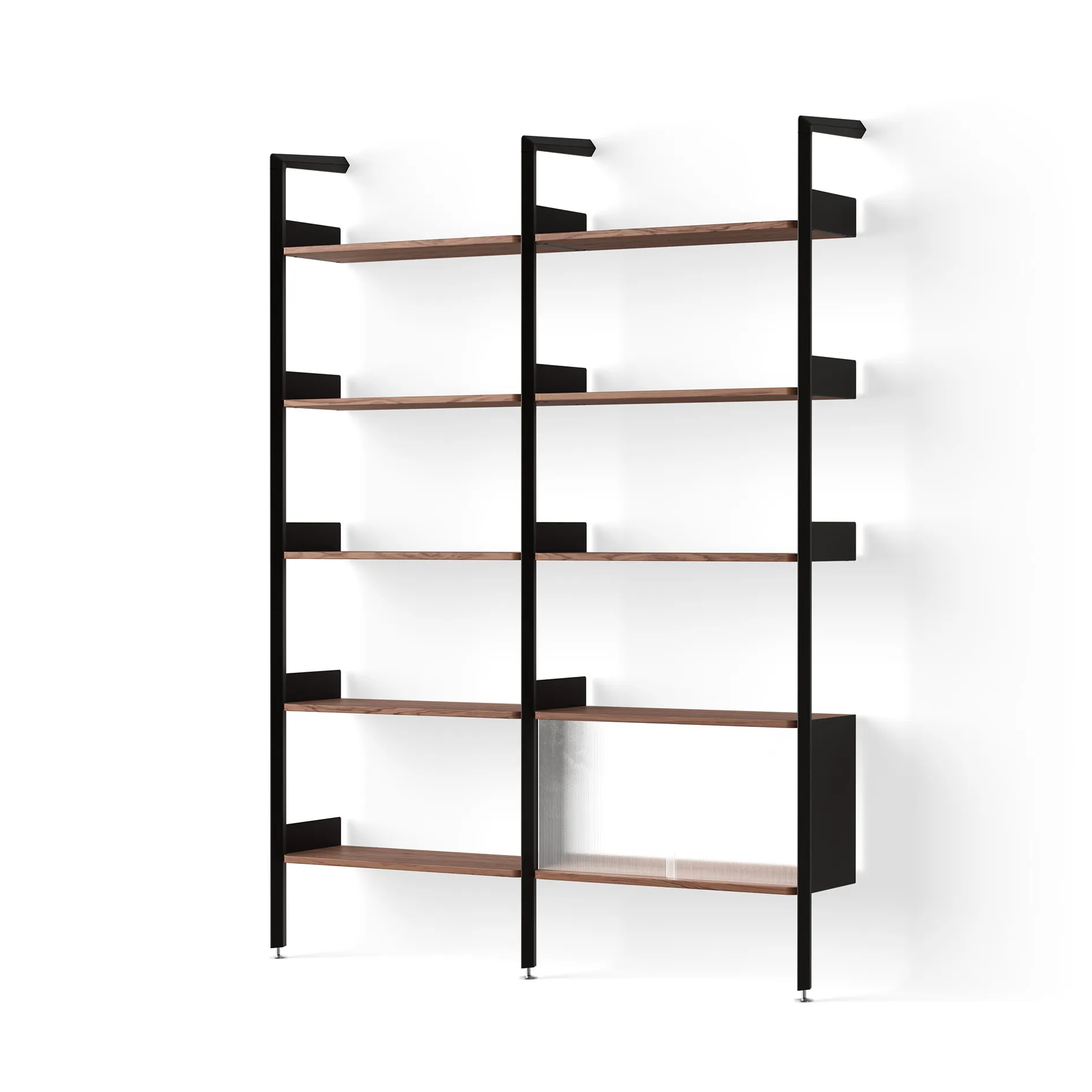 Rombe hylla konfiguration C antracit-lackad valnöt,  &Tradition