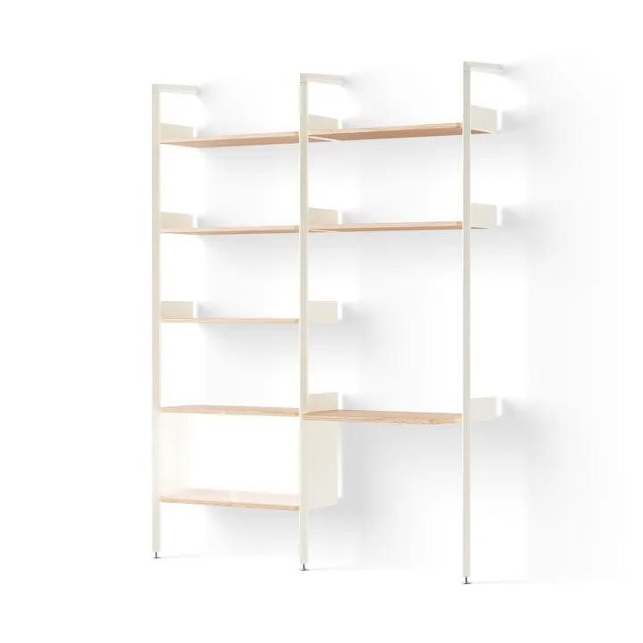 Rombe hylla konfiguration D alabaster-lackad ek - &Tradition