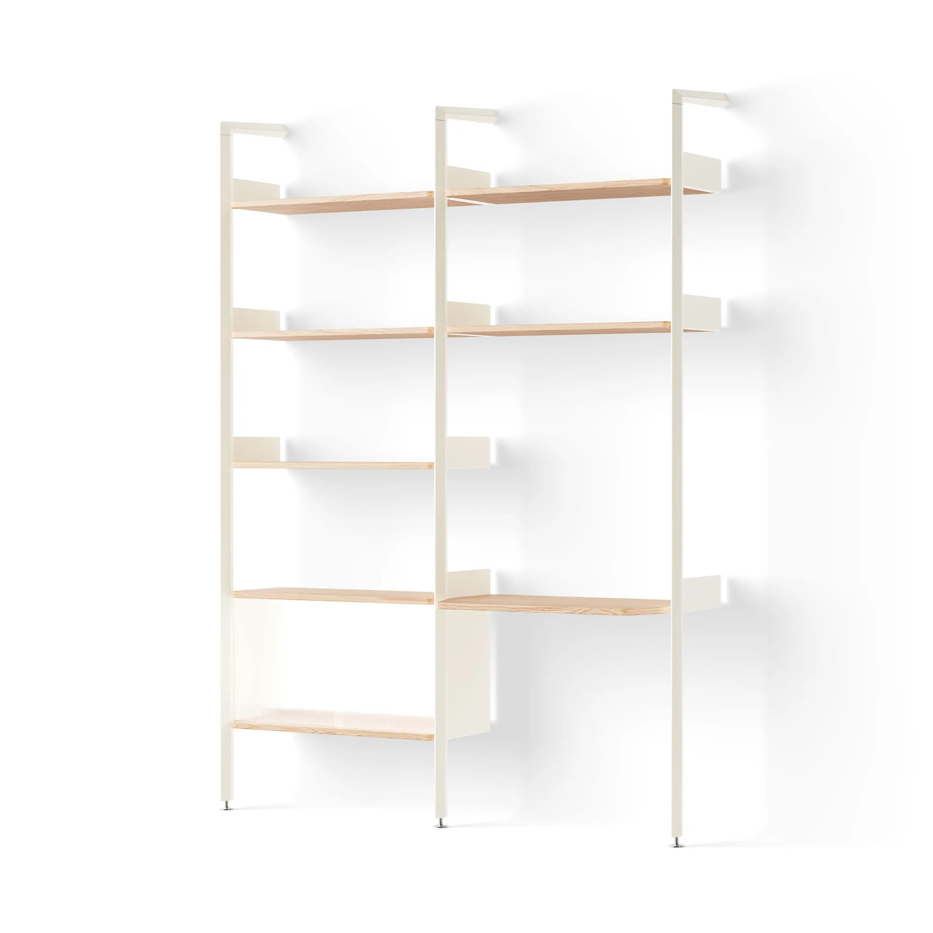 Rombe hylla konfiguration D alabaster-lackad ek &Tradition