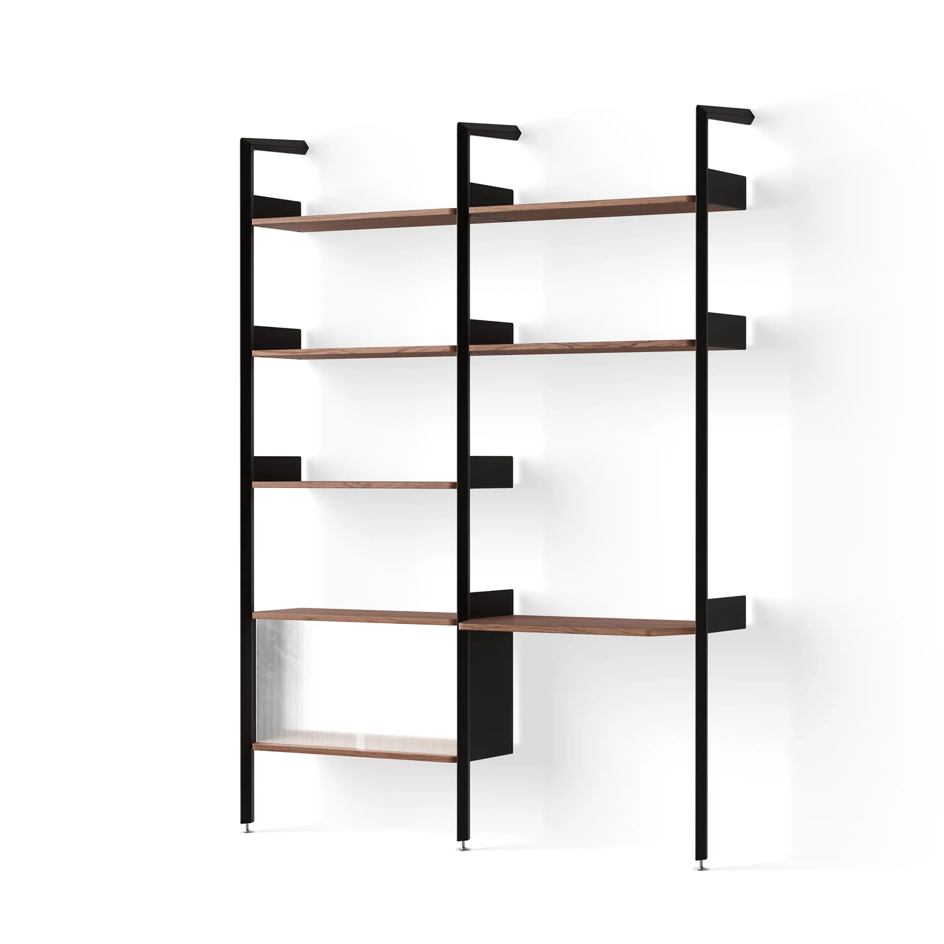 Rombe hylla konfiguration D antracit-lackad valnöt,  &Tradition