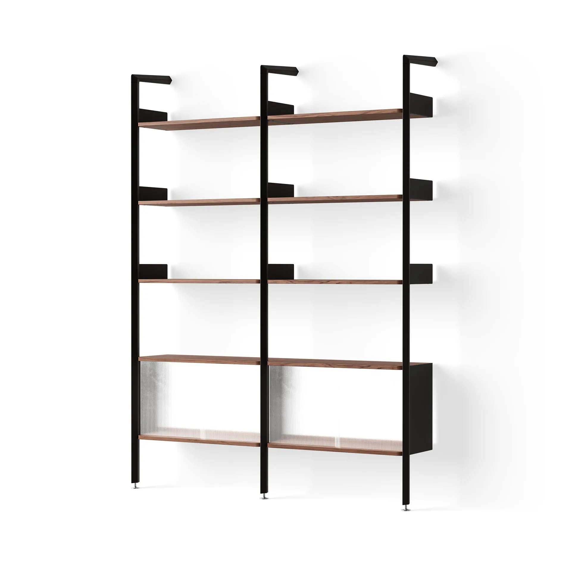 Rombe hylla konfiguration E antracit-lackad valnöt &Tradition