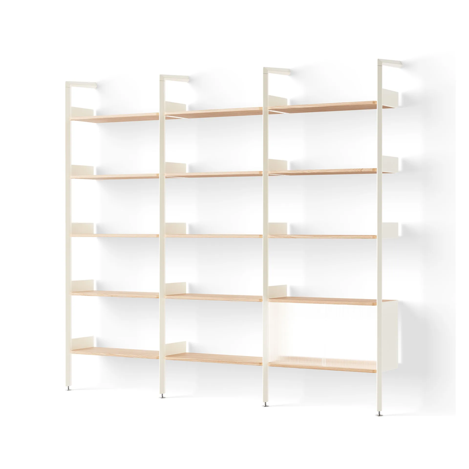 Rombe hylla konfiguration H alabaster-lackad ek,  &Tradition