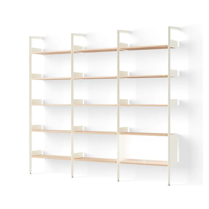 Rombe hylla konfiguration H alabaster-lackad ek - &Tradition