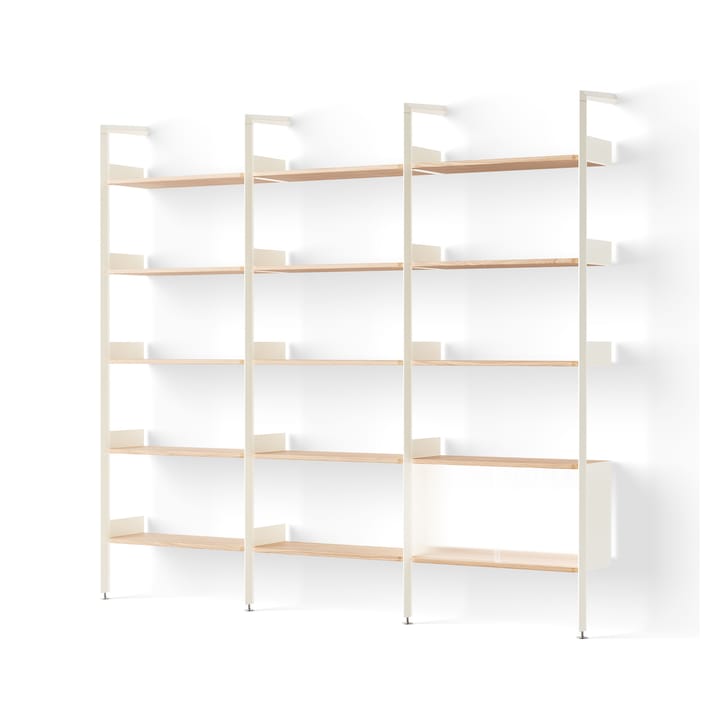 Rombe hylla konfiguration H alabaster-lackad ek - undefined - &Tradition