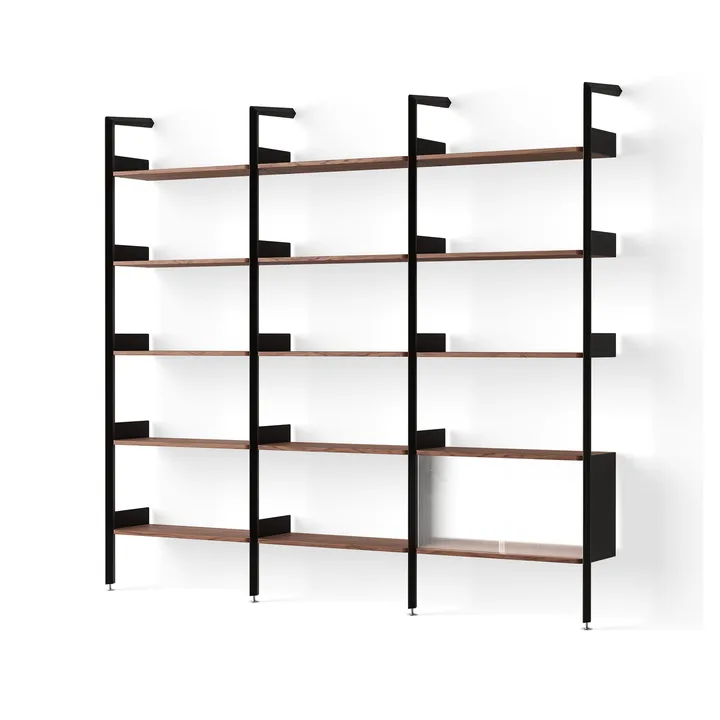 Rombe hylla konfiguration H antracit-lackad valnöt - &Tradition