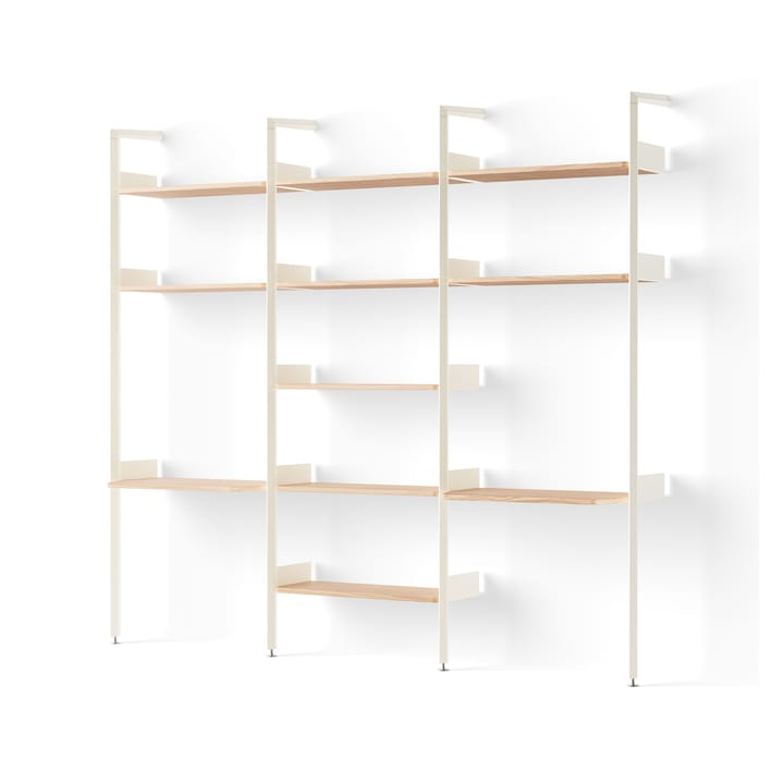 Rombe hylla konfiguration I alabaster-lackad ek - undefined - &Tradition