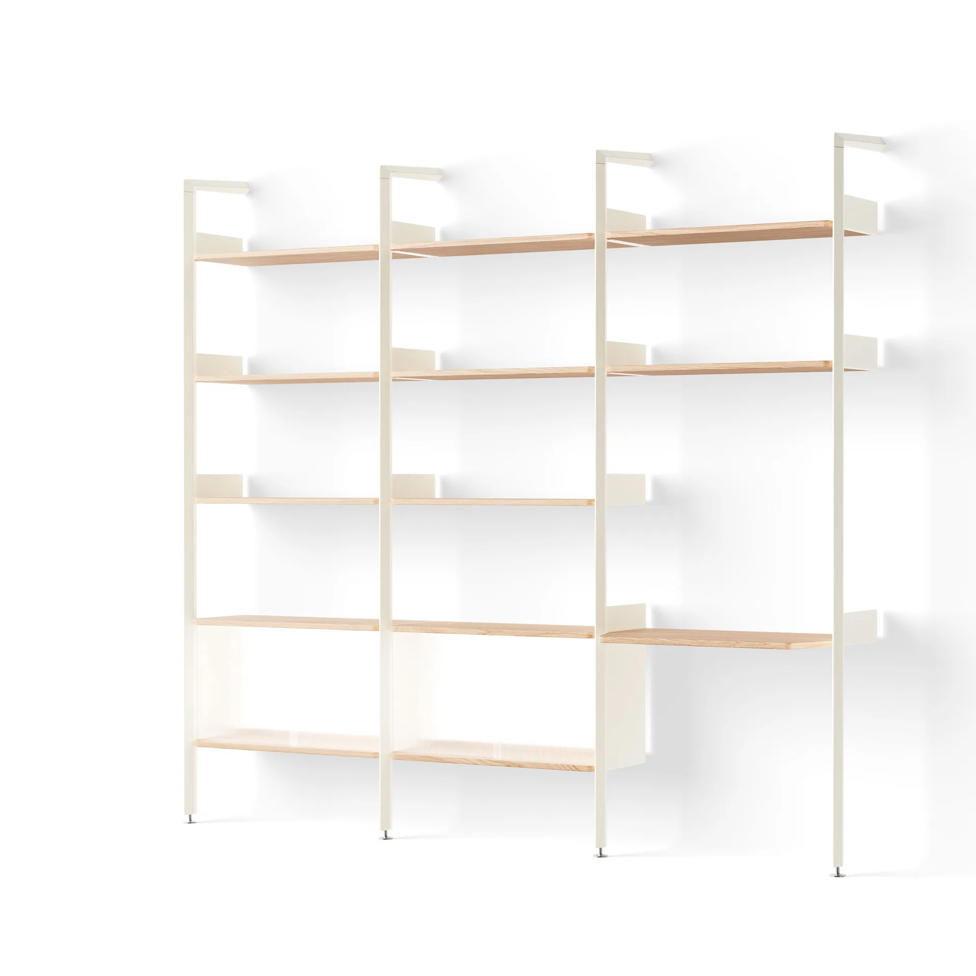 Rombe hylla konfiguration J alabaster-lackad ek,  &Tradition