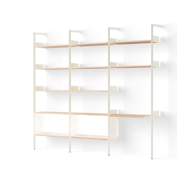 Rombe hylla konfiguration J alabaster-lackad ek - undefined - &Tradition