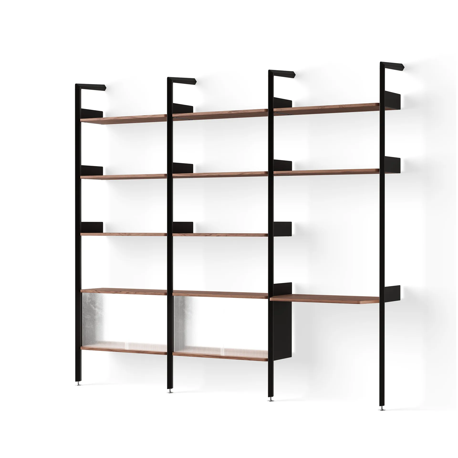 Rombe hylla konfiguration J antracit-lackad valnöt,  &Tradition