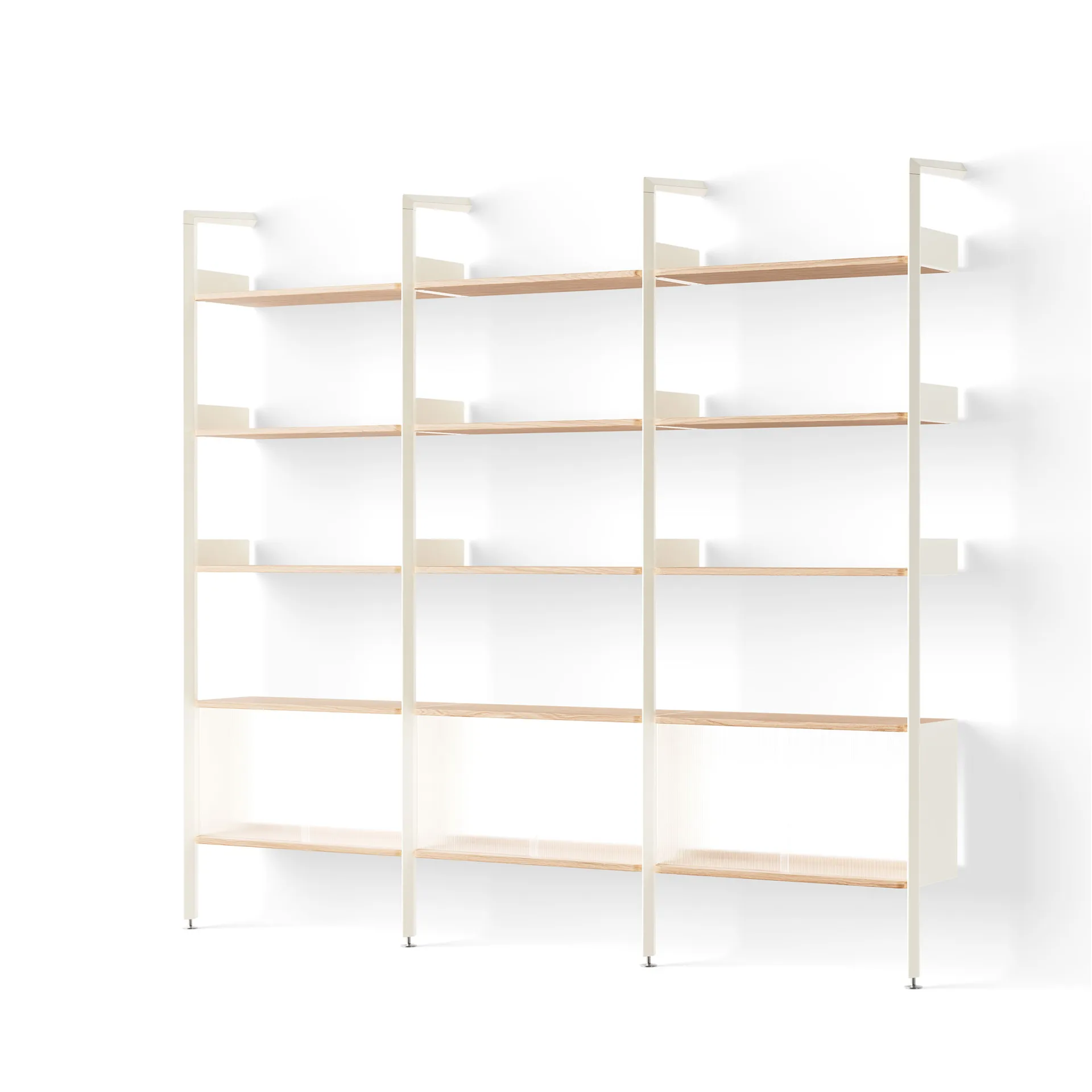 Rombe hylla konfiguration K alabaster-lackad ek,  &Tradition