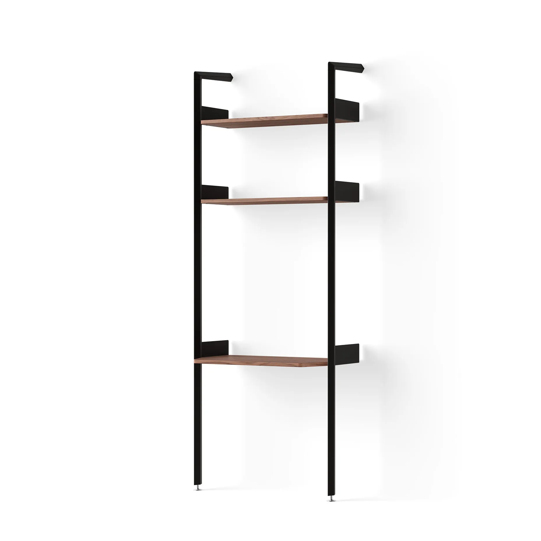 Rombe IF2 hylla med skrivbord antracit-lack valnöt &Tradition