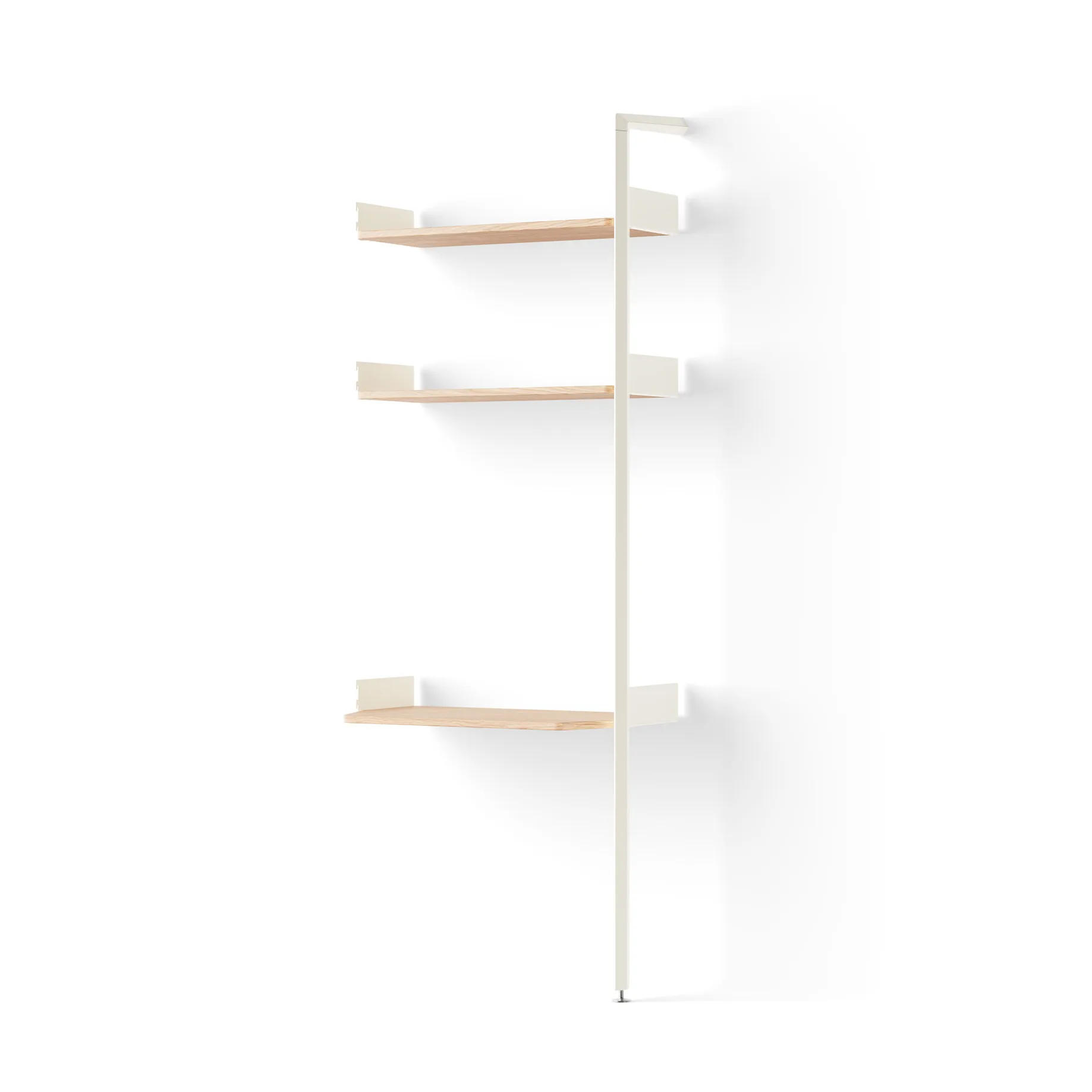 Rombe IF5 add-on hylla+skrivbord alabaster-ek lack,  &Tradition