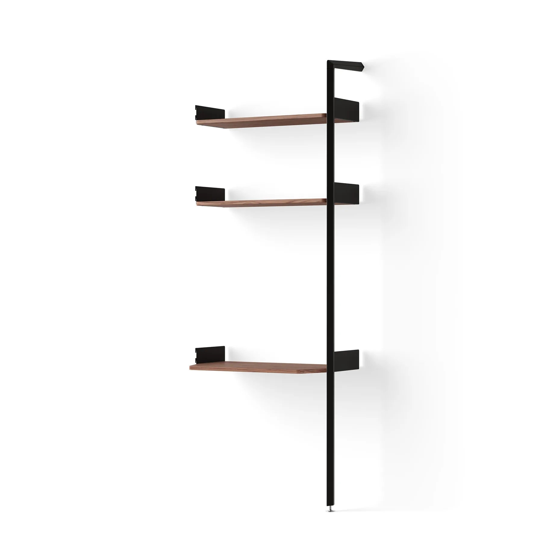 Rombe IF5 add-on hylla+skrivbord ant.-lack valnöt &Tradition