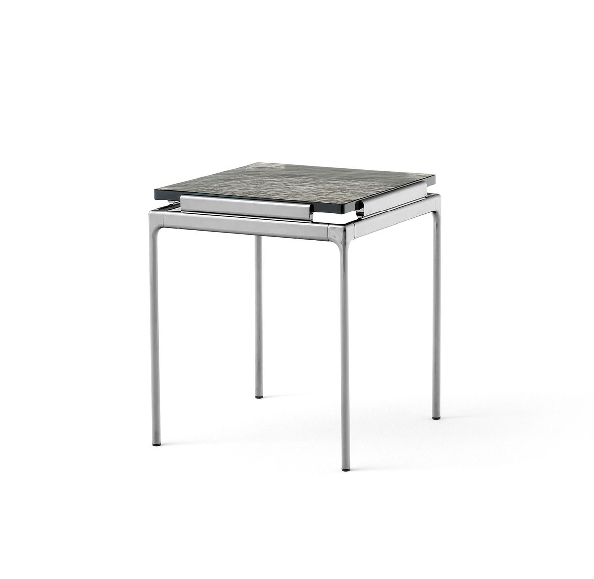 &Tradition Sett LN11 sidobord cast glass-dark chrome