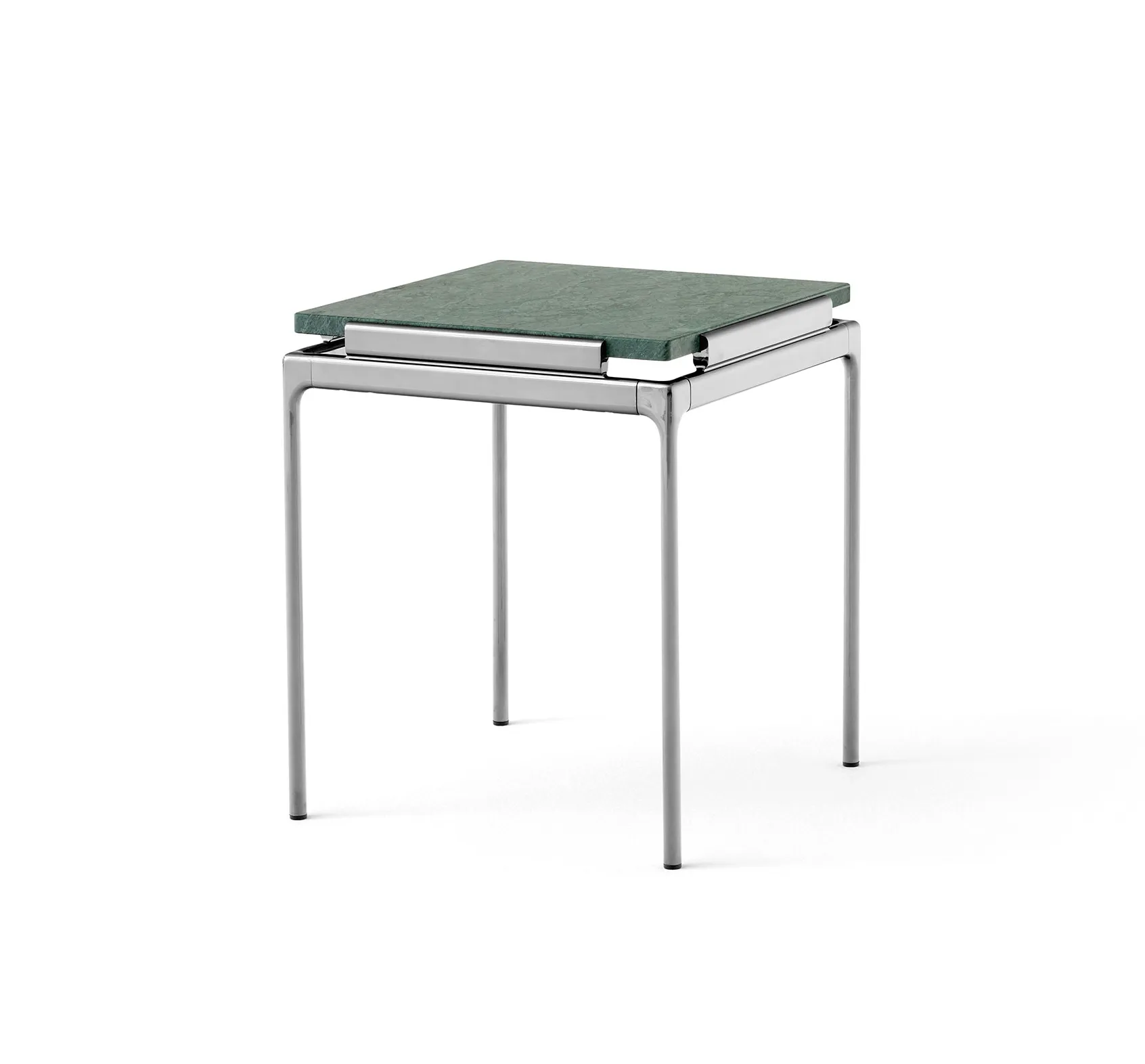 Sett LN11 sidobord, Verde guatemala-dark chrome &Tradition