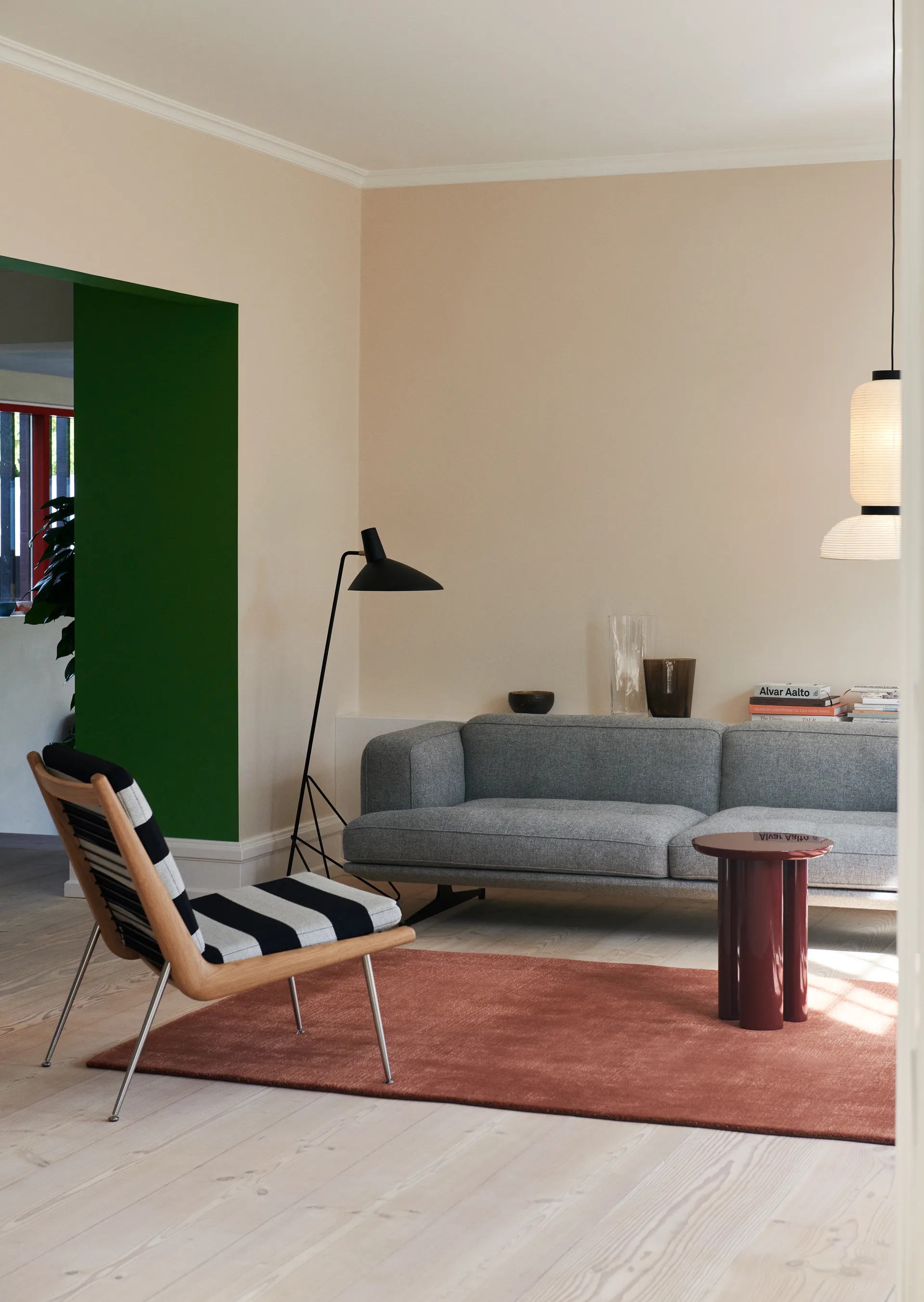 The Moor AP18 matta 170x240 cm, Red heather &Tradition