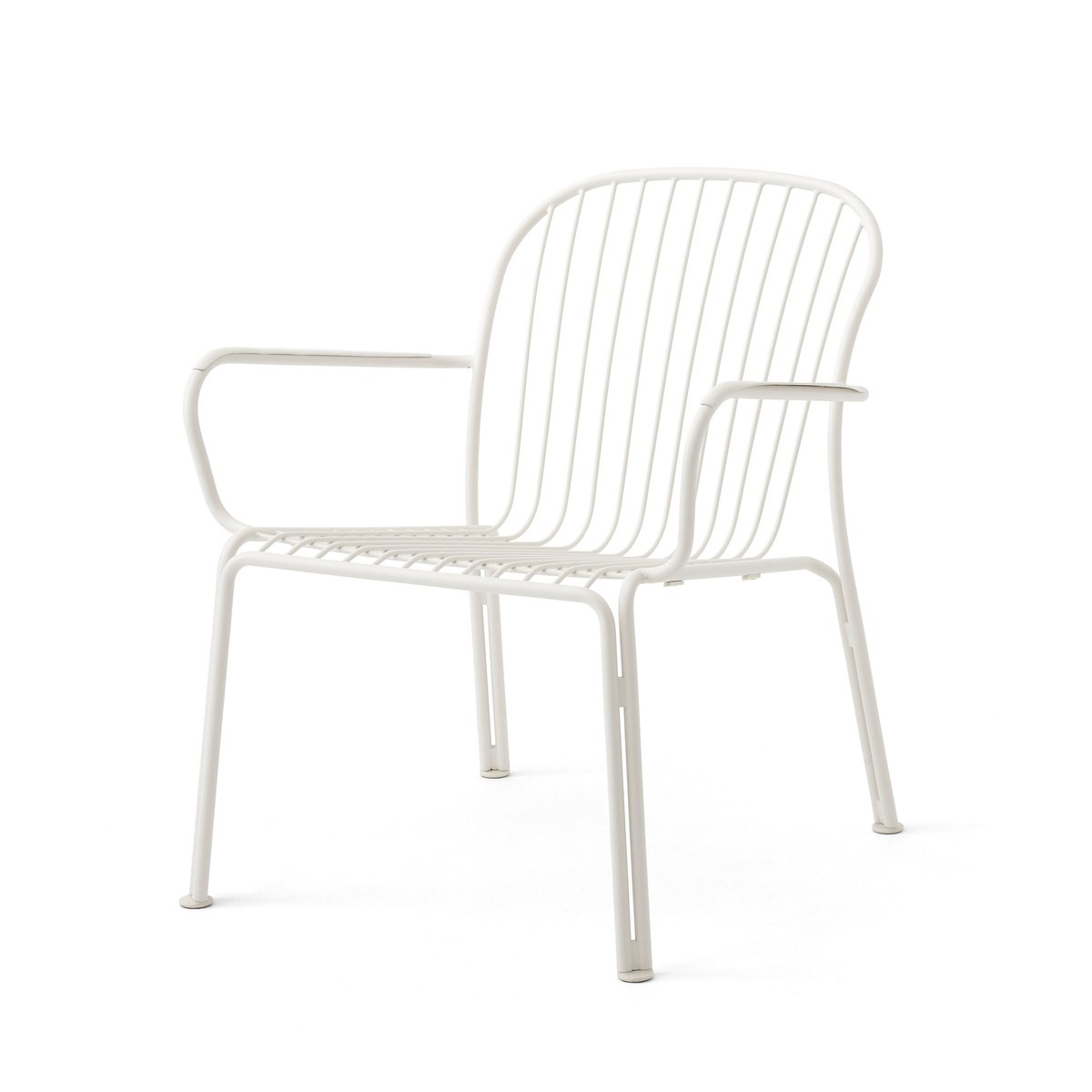 &Tradition Thorvald SC101 loungestol Ivory | Skandinavisk Design | Trädgårdsstolar | Vit