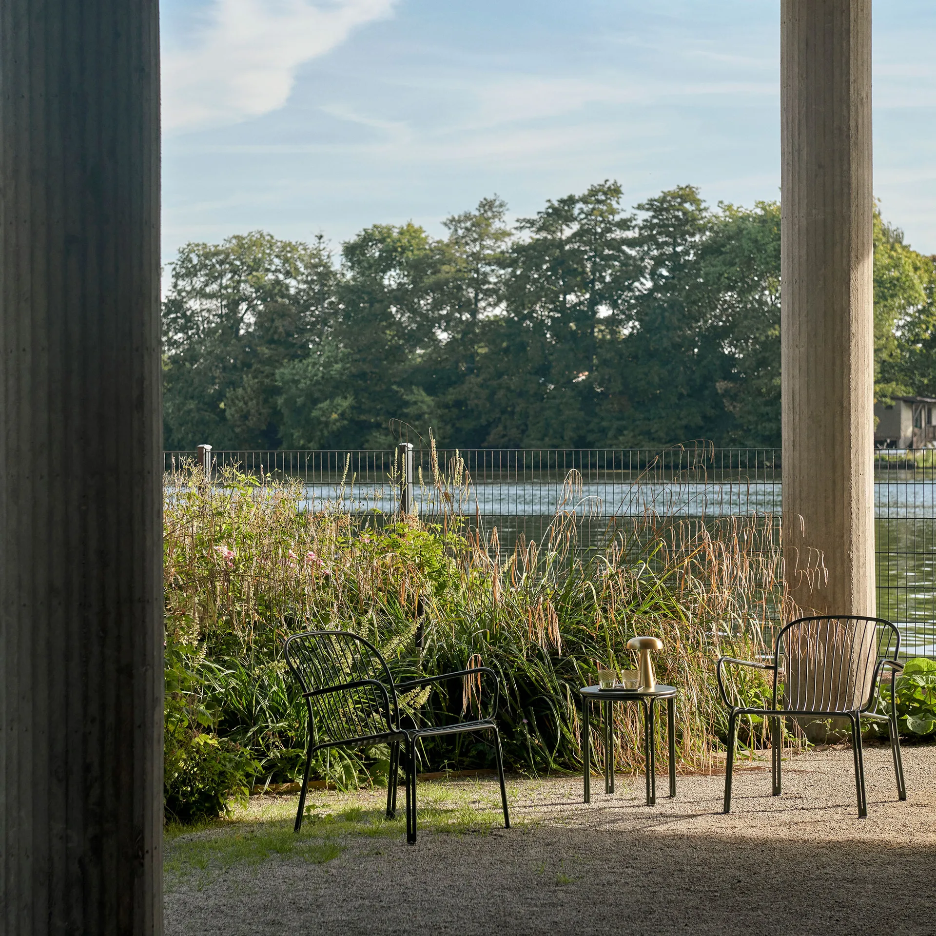 Thorvald SC102 sidobord, Bronze green &Tradition