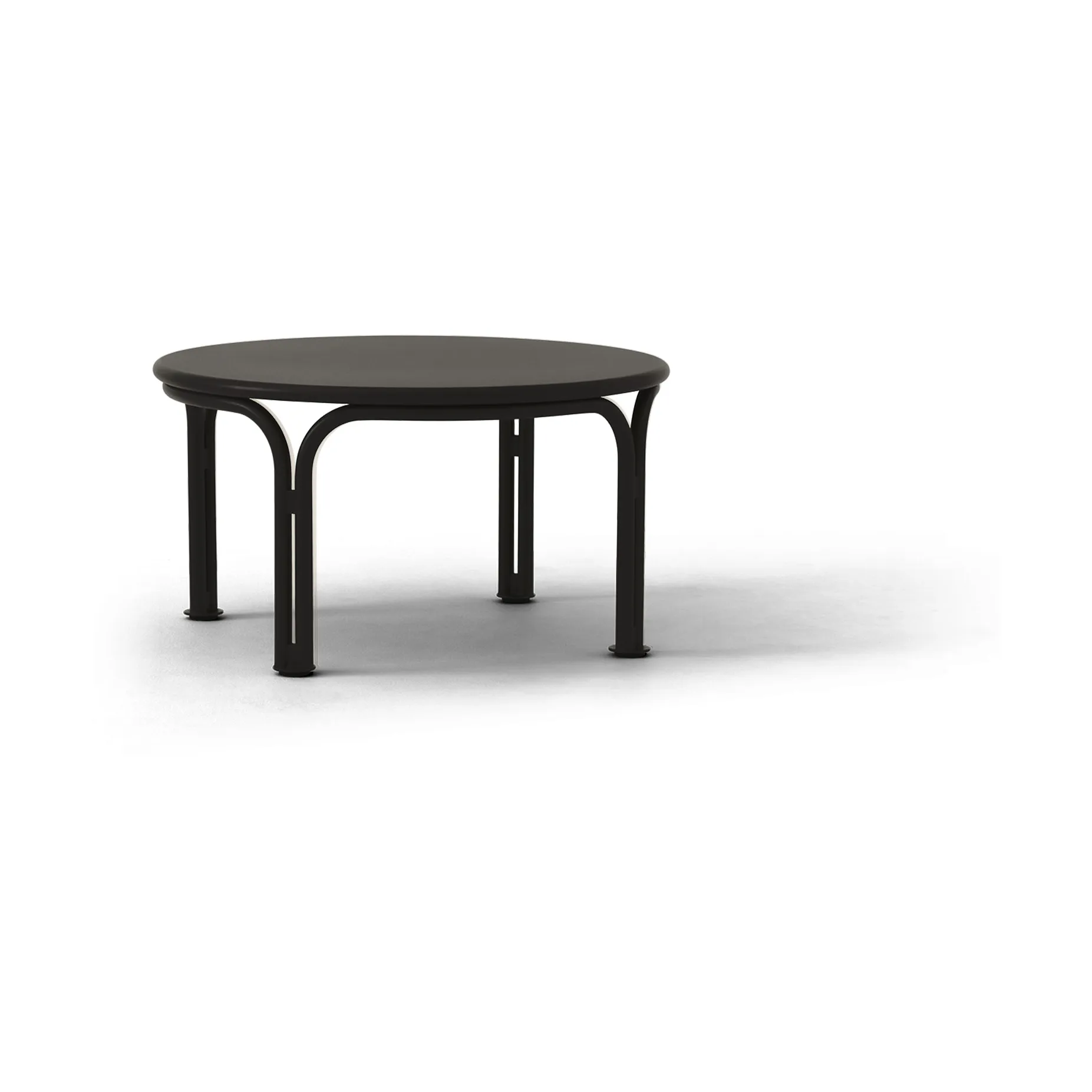 Thorvald SC108 soffbord, Warm black, Ø70 cm &Tradition