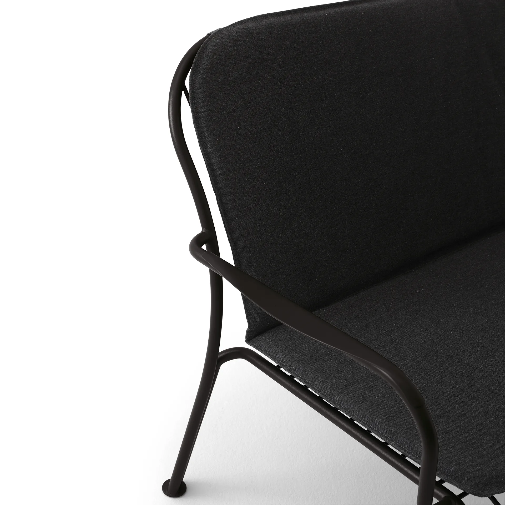 Thorvald SC110 loungesoffa, Warm black, 143 cm &Tradition