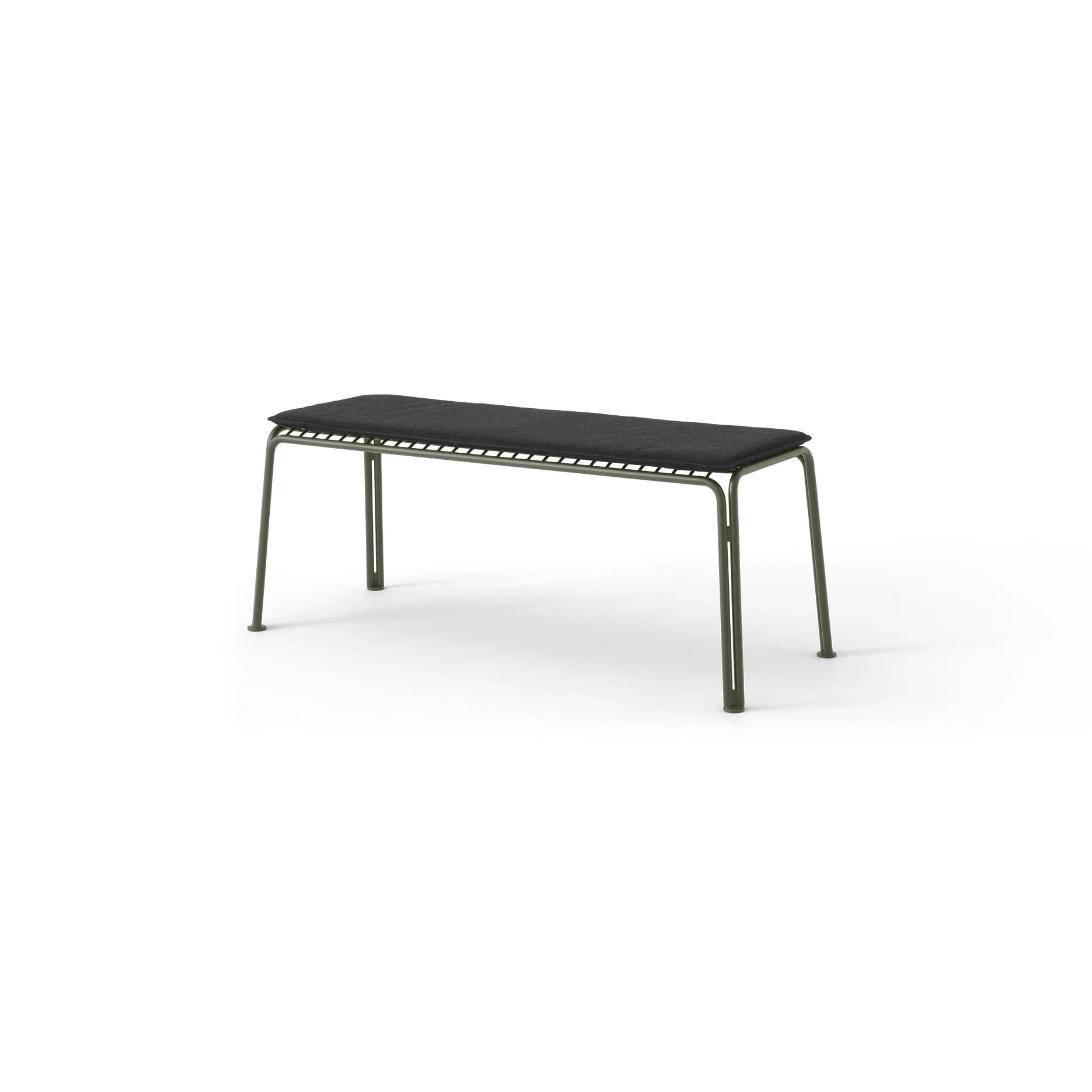 Thorvald SC112 bänk, Bronze green, 125 cm &Tradition