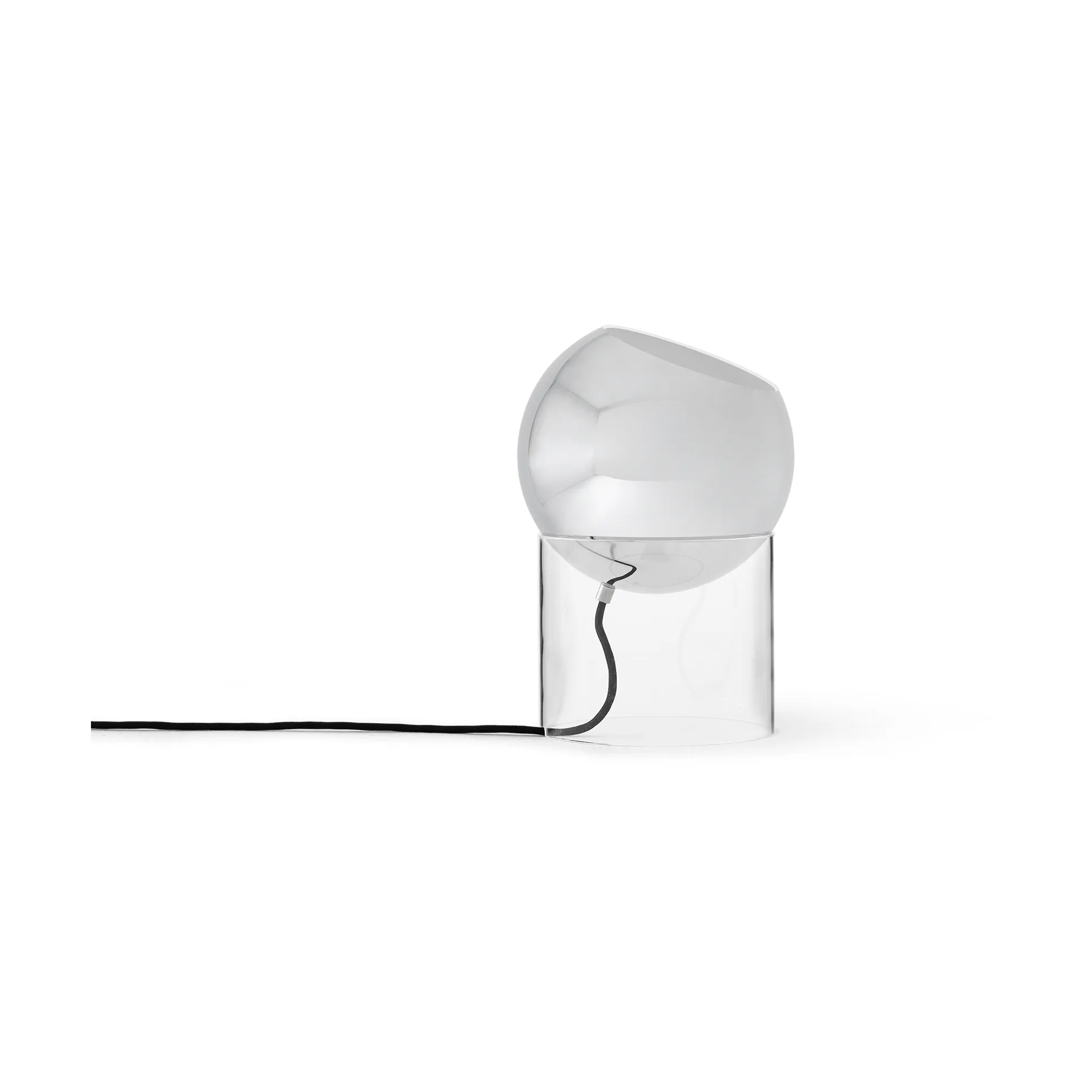 Topan VP13 bordslampa 31,5 cm, Clear-chrome plated