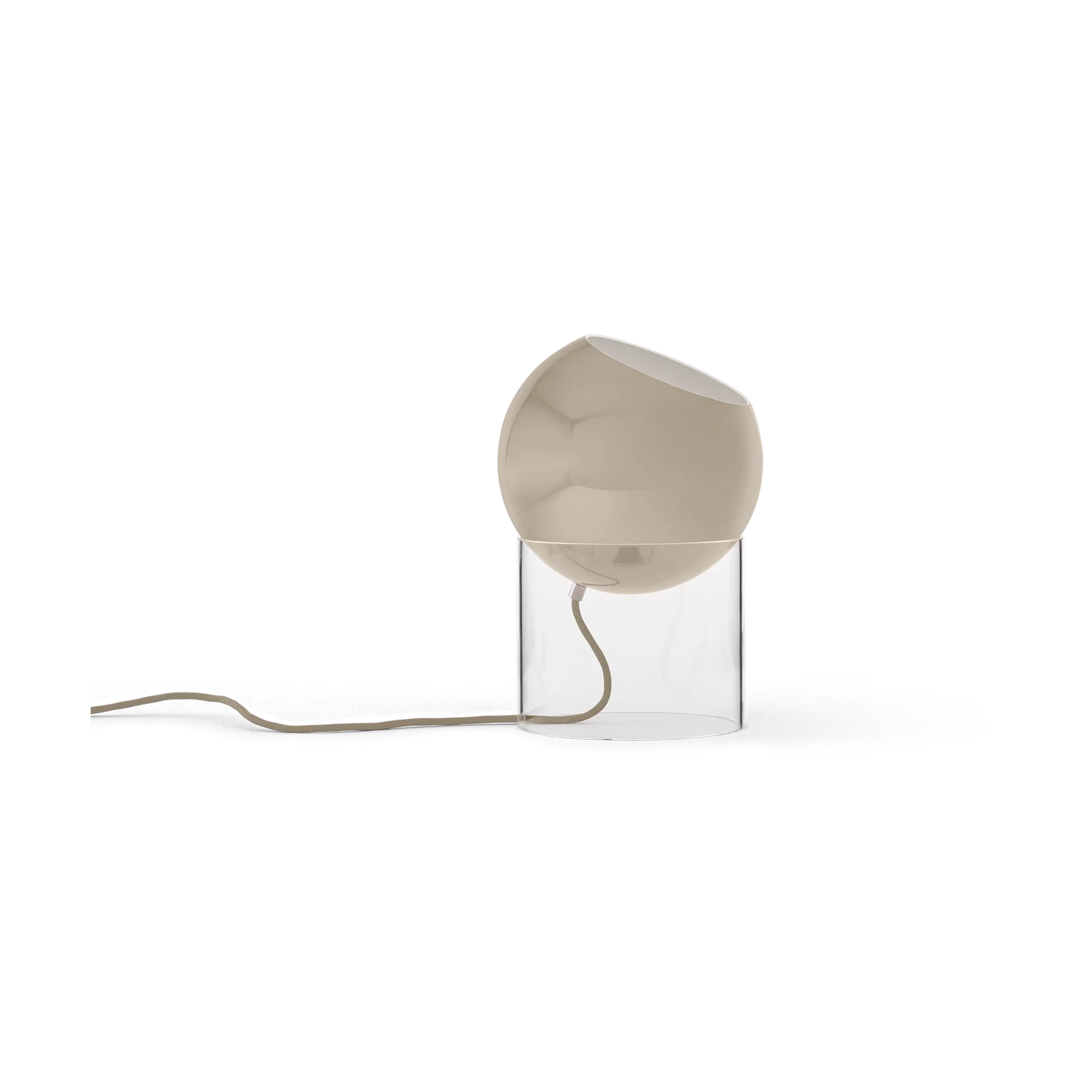 Topan VP13 bordslampa 31,5 cm, Clear-grey beige &Tradition