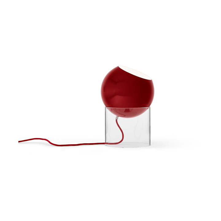 Topan VP13 bordslampa 31,5 cm, Clear-vermilion red &Tradition
