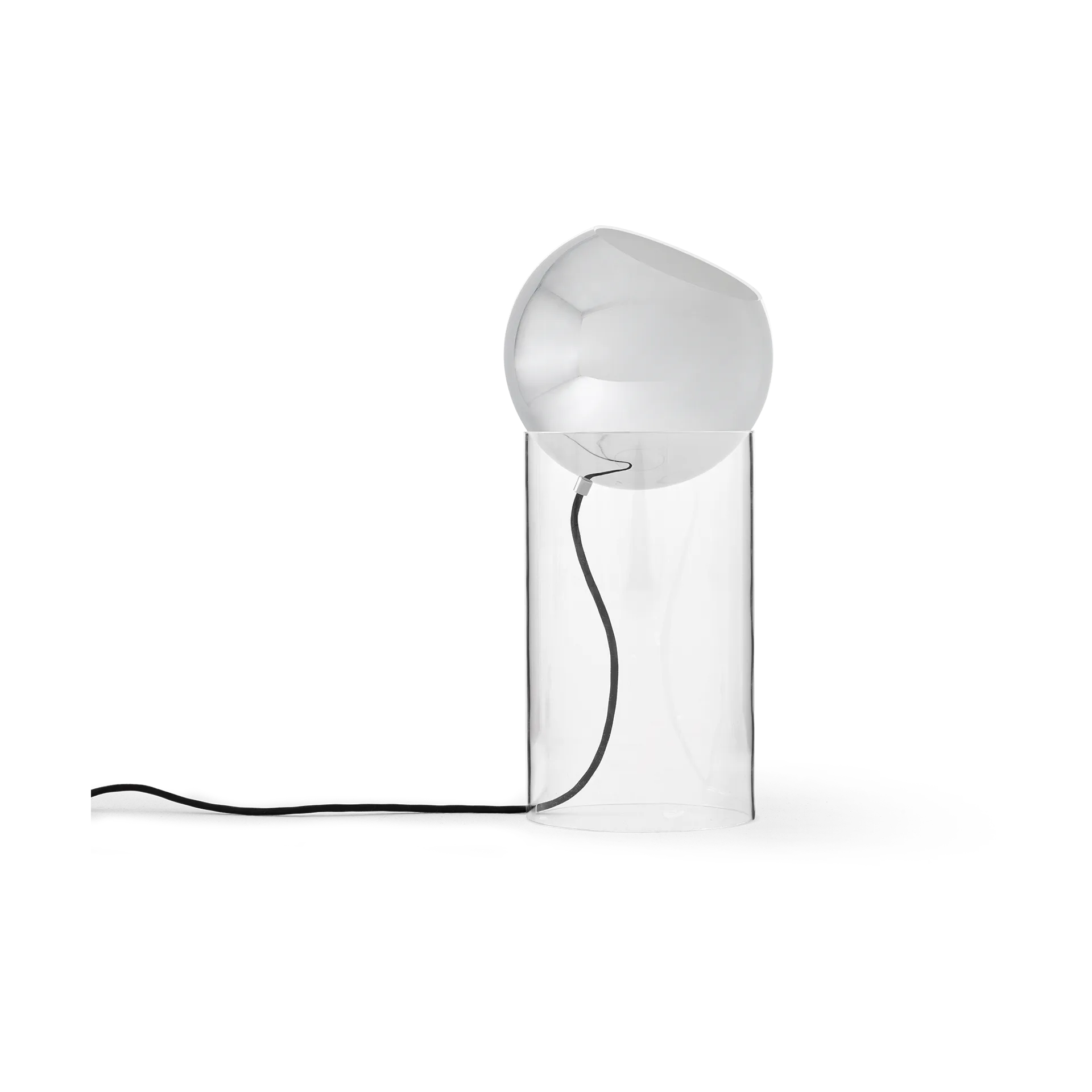 Topan VP14 golvlampa 46,5 cm, Clear-chrome plated &Tradition