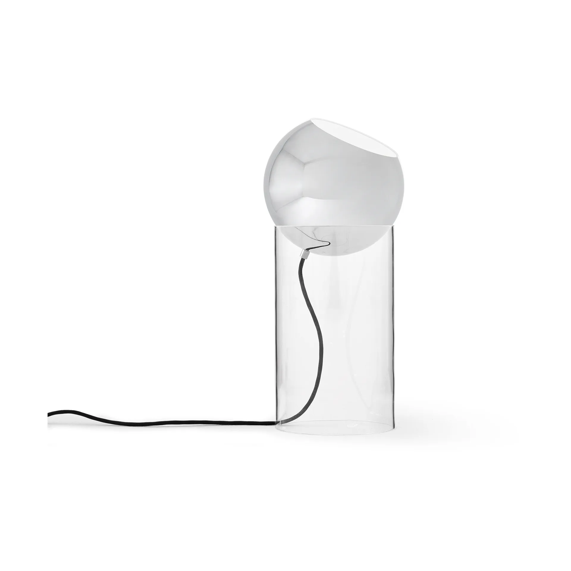 Topan VP14 golvlampa 46,5 cm, Clear-chrome plated &Tradition