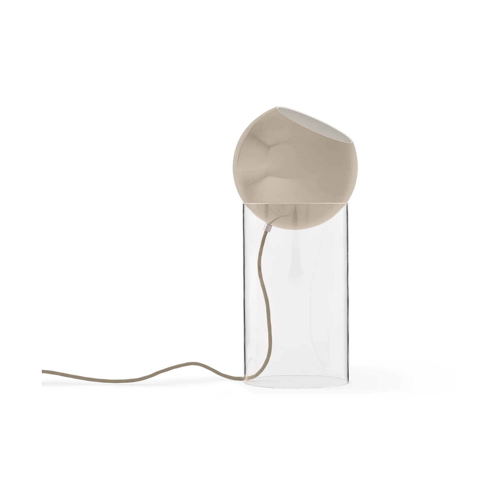 Topan VP14 golvlampa 46,5 cm, Clear-grey beige