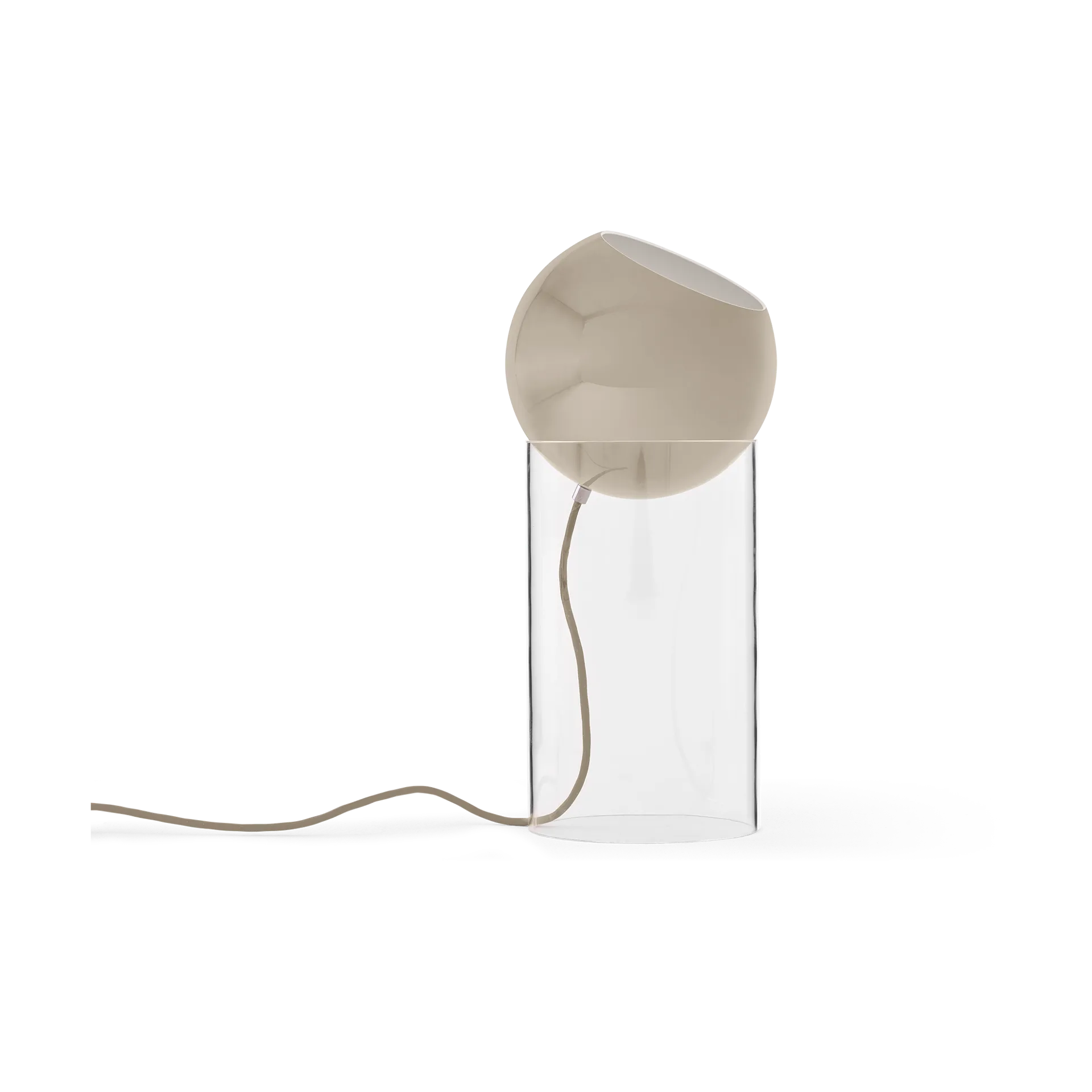 Topan VP14 golvlampa 46,5 cm, Clear-grey beige &Tradition