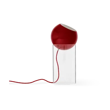 Topan VP14 golvlampa 46,5 cm - Clear-vermilion red - &Tradition