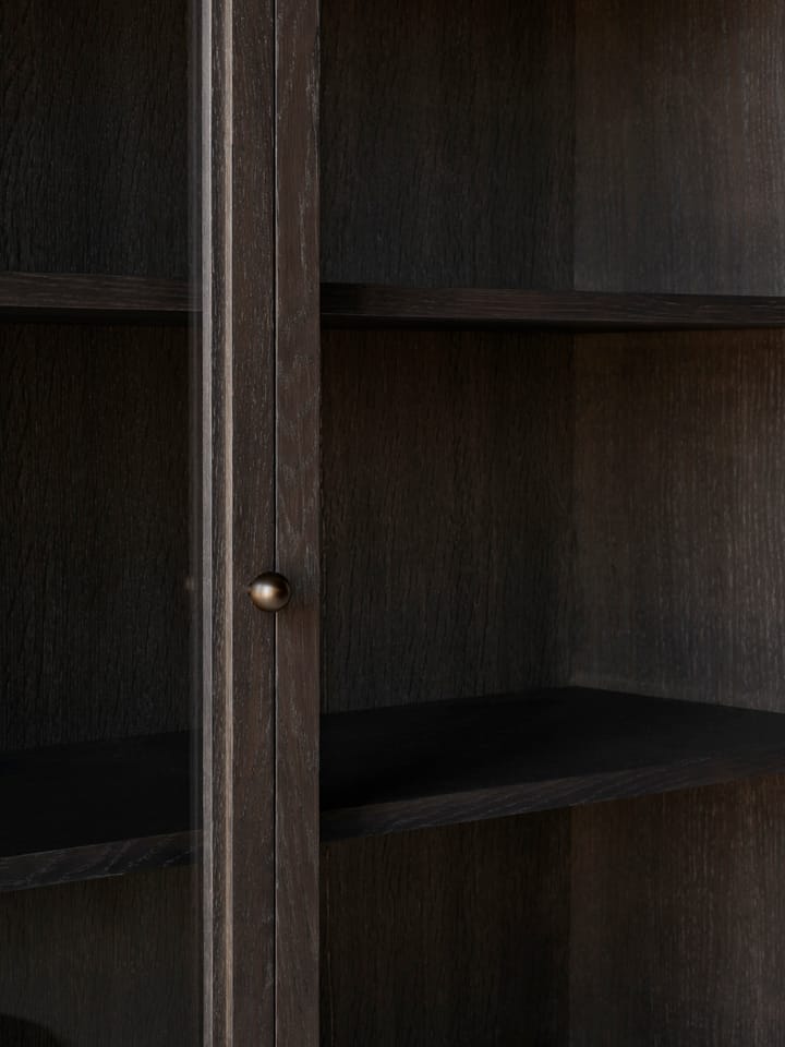 Trace SC88 vitrinskåp 120x192x40 cm, Dark stained oak &Tradition