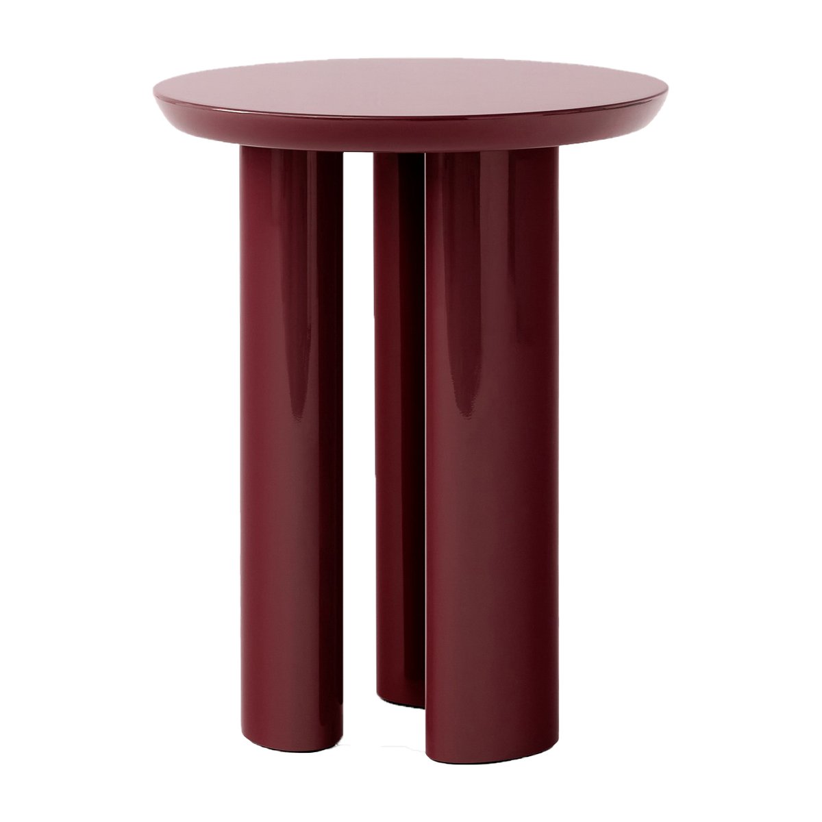 &Tradition Tung JA3 sidobord burgundy red | Skandinavisk Design | Avlastningsbord & Sidobord | Röd
