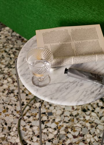 Wire Stool VP11 toppskiva Ø38 cm - Marble Bianco Carrara - &Tradition