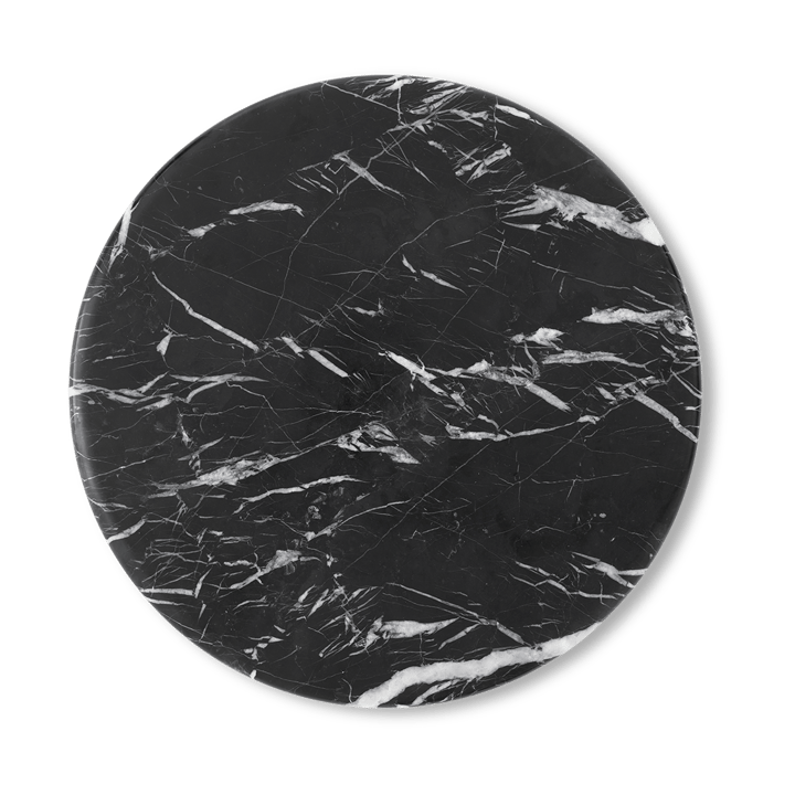 Wire Stool VP11 toppskiva Ø38 cm - Marble Nero Marquina - &Tradition