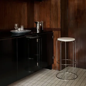 Wire VP16 barpall - Rostfritt stål, 75 cm - &Tradition