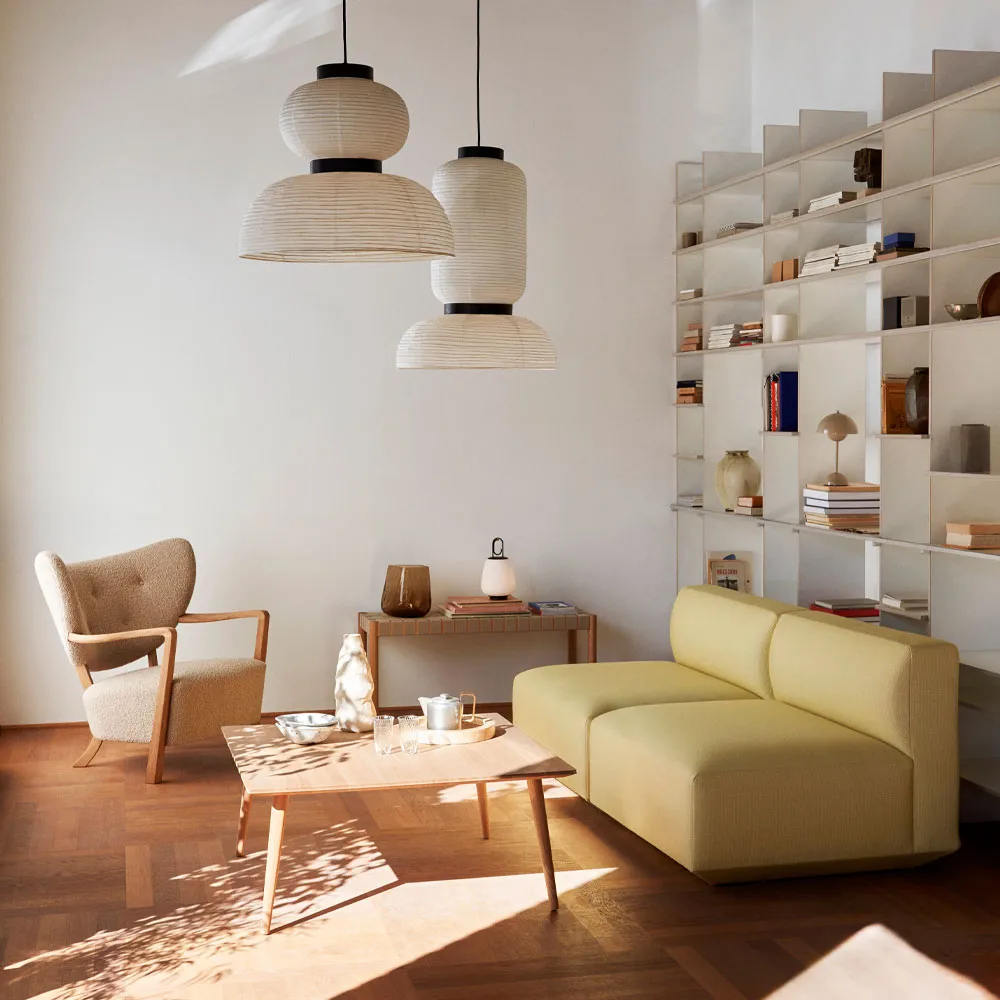 Wulff Lounge Chair ATD2 fåtölj, Oljad ek-Karakorum &Tradition