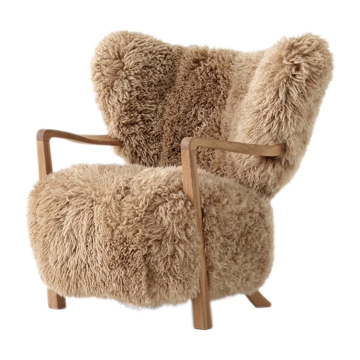 Wulff Lounge Chair ATD2 fåtölj - Oljad ek-Sheepskin honey - &Tradition