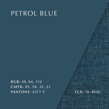 A Conversation Piece fåtölj mörk ek - Petrol blue - Umage